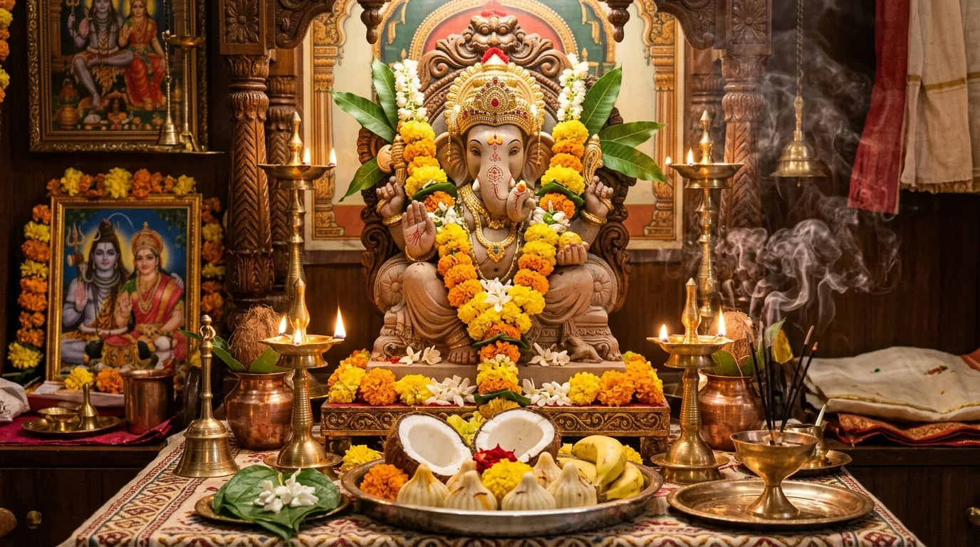 Lord Ganesha Sthapana Puja