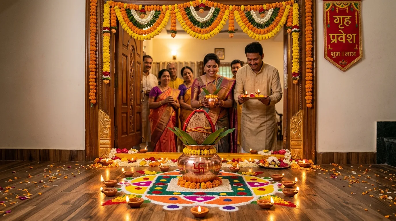 Griha Pravesh Kalash Ceremony