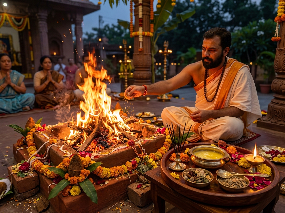 Navgrah Havan Fire Ritual